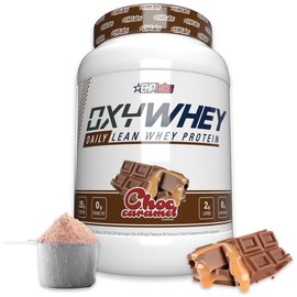 EHPlabs OxyWhey Lean Protein - 25 Servings | Whey Isolate & Digestive Enzymes protein  powder Muscle Supplement Nutrition:_Choc Caramel