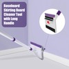 Baseboard Cleaner Tool with Handle, 60" Extendable Long Handle Baseboard