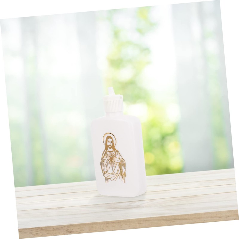 BIUDECO 2pcs Christian Holy Water Bottles Small Refillable Containers for