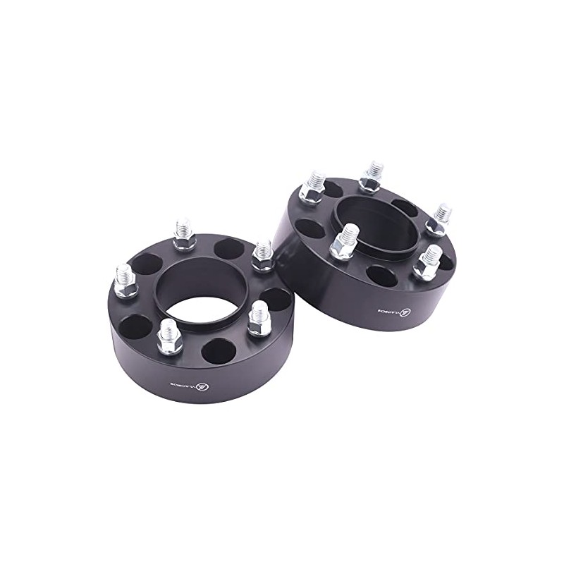 VLAOSCHI Black Forged 5x4.5 Hubcentric Wheel Spacers 2 Inch with