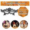 6pcs Máscara Para Mujer Encaje Carnaval Mardi Gras Disfraz Negro