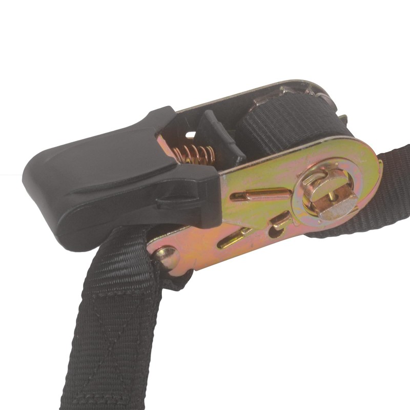 Porotmotor Motorcycle Ratcheting Tie-Down Strap, Rear Wheel Tie Down Tire