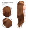 Hair Mannequin Head Hairdressing Styling Training Braiding Practice Doll Head