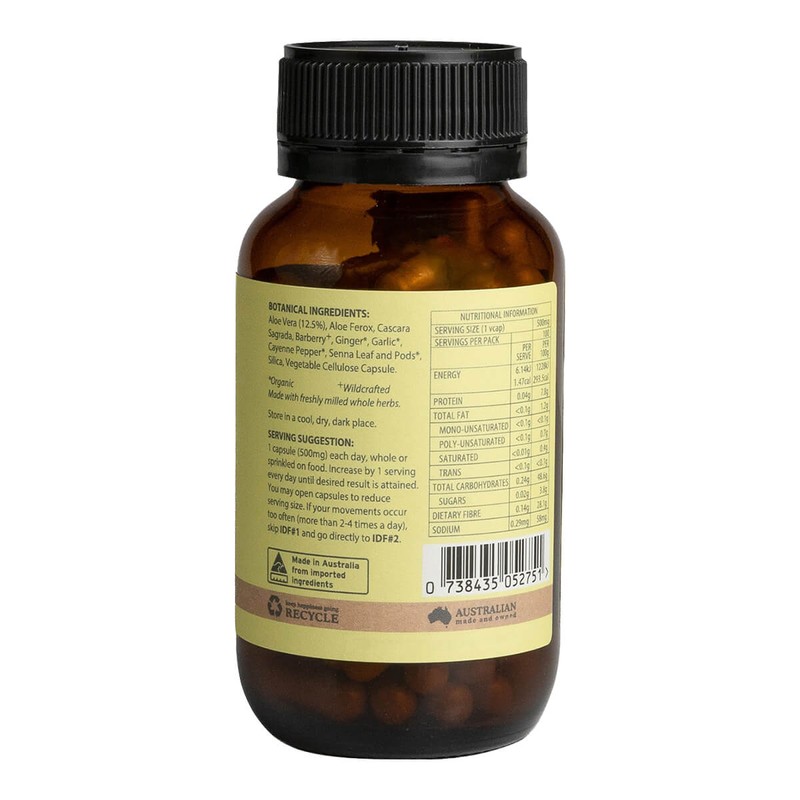 Eden Healthfoods IDF#1 Gut D-Tox Week 1, 100 Capsules