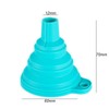 1Pc Color Random Silicone Gel Practical Collapsible Foldable Silicon Kitchen