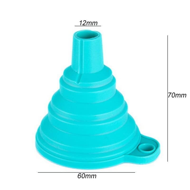 1Pc Color Random Silicone Gel Practical Collapsible Foldable Silicon Kitchen