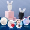 Romooa 2 Pieces Ultrasonic Electric Toothbrush Adults U Shaped Automatic