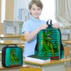 gxtvo 3PCS Kids Dinosaur Backpack for Boys, 16" Kids Bookbag