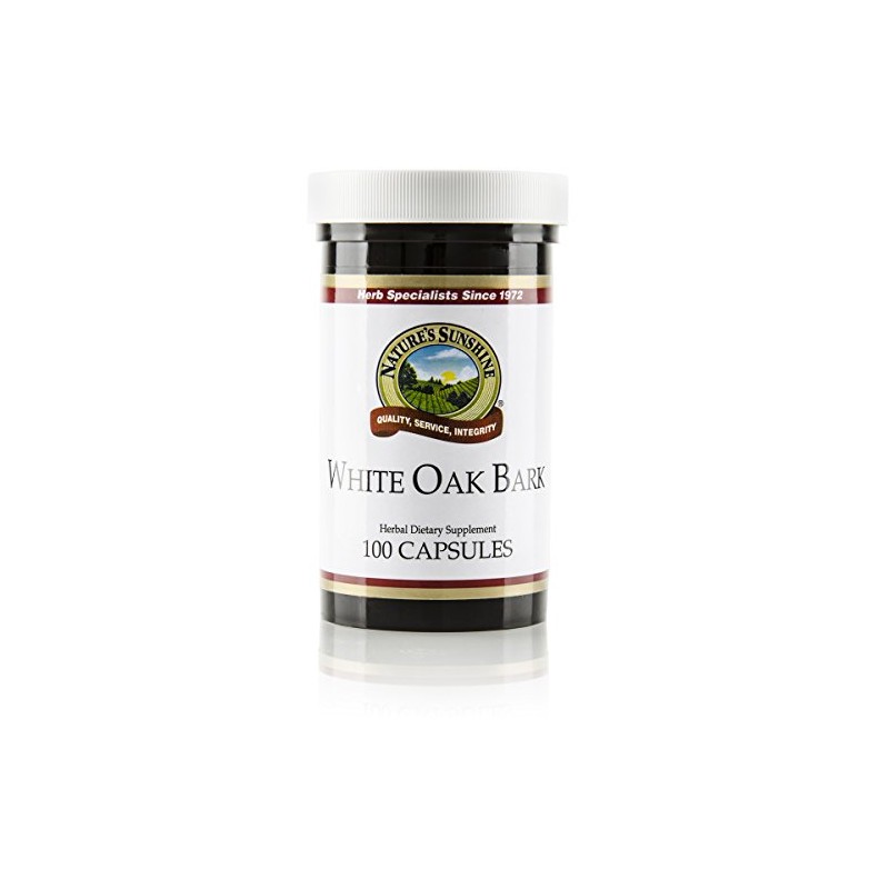 Nature's Sunshine White Oak Bark, 100 Capsules | Helps Tone