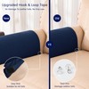 SUBRTEX Stretch Couch Arm Covers Set of 2, Checkered Sofa