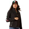 Ariat Mexico Jacket Women's Softshell Black - Size: XS