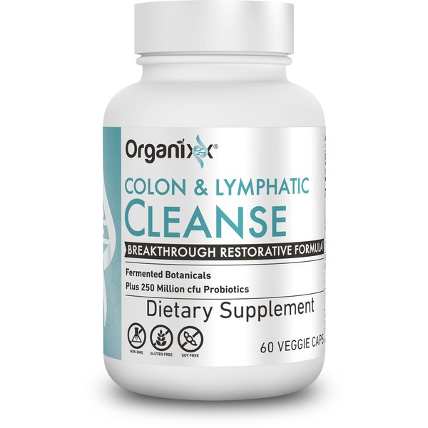 Organixx Organixx USDA Organic Lymphatic & Colon Cleanse Supplement, 250