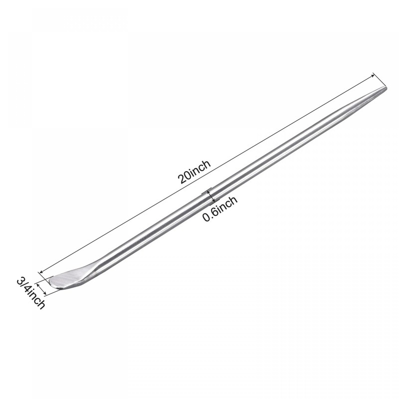 uxcell 20" Aligning Pry Bar Round Crowbar Sleever Bar for