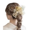 Lomeri Hair Ornament with Rope Arrangement and Dried Flowers, Available