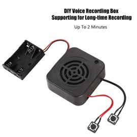 Fosa Toy Gift Box for Recording Creative Crafts and More 3W 2/4 Minute DIY Voice Recording Box Message Box (2 Minutes Recording Playback)
