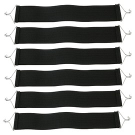 Maxmoral 6 Pieces Zero Gravity Chair Reinforcement Straps Reinforcement Strips Elastic Tie Down Straps for Patio Deck Chair Repair Elastic Bungee Cords Patio Recliner Repair