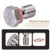 Zikefest M10x1.0 Metric Stainless Steel Single Banjo Bolt Brake Fitting