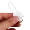 LALAFINA 200pcs Mesh Bag Loop Closures Plastic Storage Hooks For
