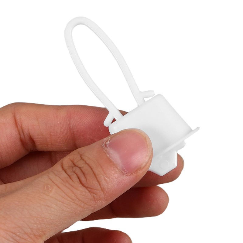 LALAFINA 200pcs Mesh Bag Loop Closures Plastic Storage Hooks For