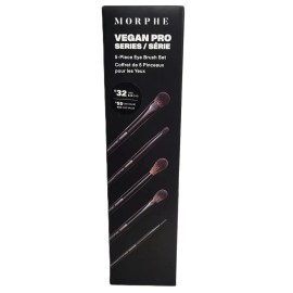 Morphe Vegan Pro Series 5-piece Eye Brush Set - Black (1 set)