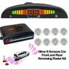 Riloer Car Front and Rear Security Reversing Radar Kit, LED