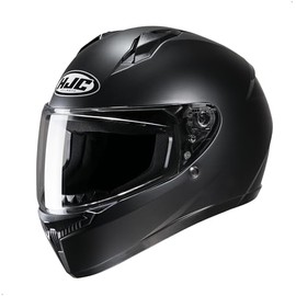 HJC C10 Solid Full Face Motorcycle Helmet (Semi Flat Black, XXX-Small)