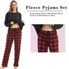 YUSHOW Pajamas for Couples Set,Plaid Pajama Set for Women and