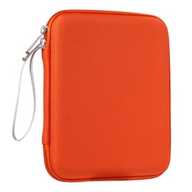 Card Case Holder Binder Album for Yoto Card Carrier Storage Organizer, Portable Folder with Zipper Strap for Audiobook Cards Orange 80-Pocket