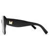 FEISEDY Retro Overesized Cat Eye Sunglasses Women Men Square Cateye