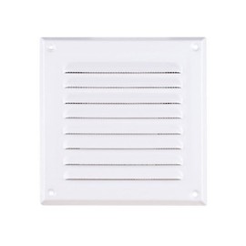 METAL Air Vent Grille Cover 195x195 (8x8") WHITE Ventilation Grill Cover