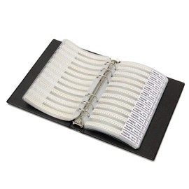 DollaTek 1% 0402 SMD Resistance Assorted Folder (0 Ohm-10M Ohm) 170value x 50pcs = 8500pcs Sample Book