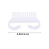 Set of 8 Professional Nail Cleaning Brushes with Handles Fingernail