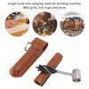 Manual Wood Auger Wrench Hand Survival Auger Wrench Multifunctional Woodworking