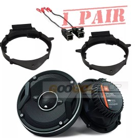 American International JBL 360 watts 6.5 inch CAR Truck Front OR Rear Door Speakers with Install Kit