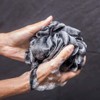 Toem Loofah Back Scrubber for Shower | Bamboo Charcoal Fiber