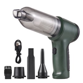 Handheld Car Vacuum Handheld Cordless Cleaner Portable Mini Air Duster & Hand Pump With 9000Pa Strong Suction USB Charge for Pet Hair Dust Gravel Cleaning Home Office