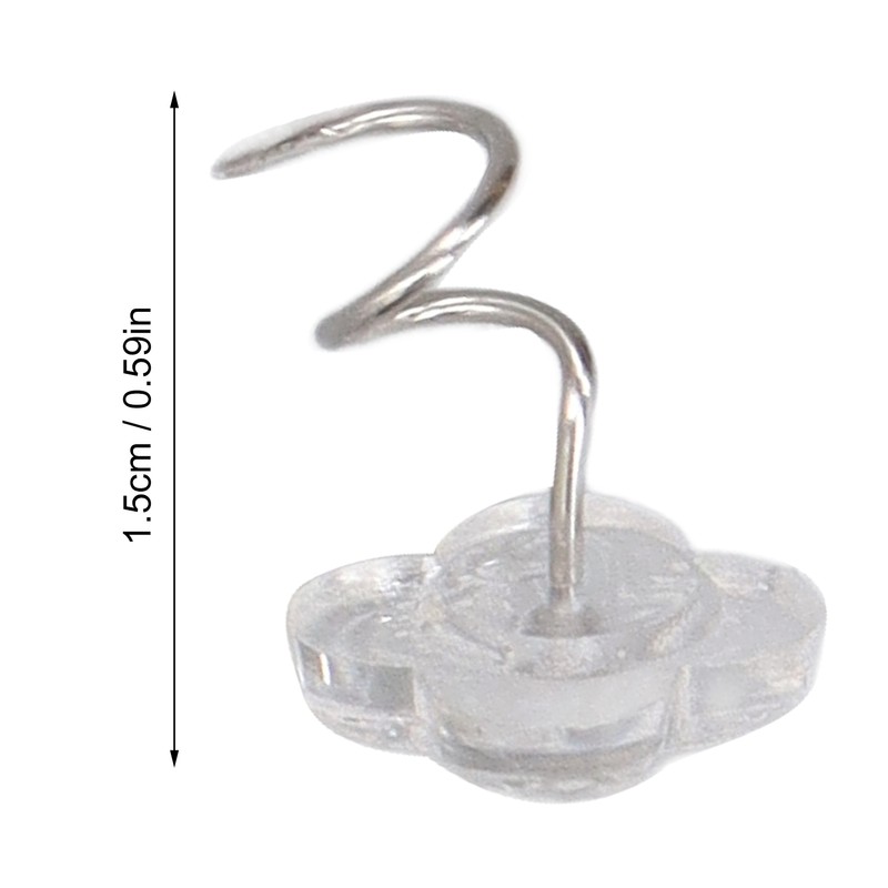 400Pcs Headliner Pins Plastic Stainless Steel Wide Application Easy Storage