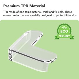 Corner Protector Baby Proof, BPA-Free, Table Corner Protectors for Furniture, Clear Corner Covers Baby Safety, Baby Corner Protector Guards, (12 Pack)