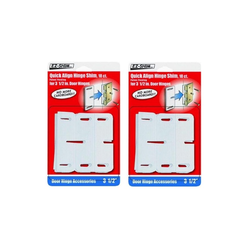 EZ-SHIM HS350BP 3.5" Hinge Shim (36 Pack)