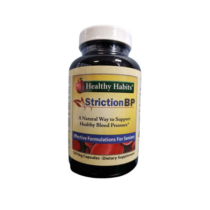 Healthy Habits Striction BP Blood Pressure Dietary Supplement - 120