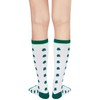 Komorebi Knee High Stripe Socks for Women - St. Patrick's