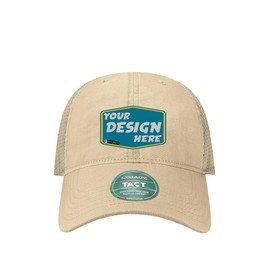 General Tag Custom Cap Legacy Unisex Tacticool Cap - Urban Street Style Cap Khaki/Khaki