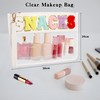 Small Makeup Bag for Women Clear Make Up Bag for
