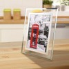 Schliersee 4x6 Glass Picture Frame Set of 12, Silver Mirrored