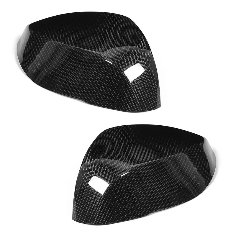 2pcs Carbon Fiber Rearview Mirror Cover Housing Fits for Infiniti