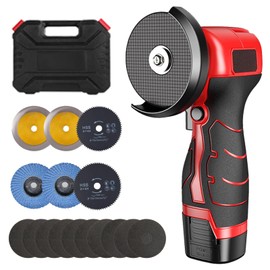 Cordless Angle Grinder kit 19500 RPM, 3 inch Mini Electric Metal Grinding