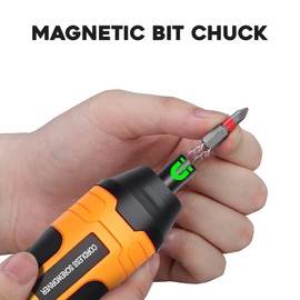 Darkboom Cordless screwdriver set with LED light,105 in 1 precision screwdriver set,Rechargeable electric screwdriver Type-C Input,4-speed Torque Adjustment,Manual-automatic integration