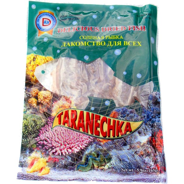"TARANECHKA" (Dried Fish) "THAILAND", Vacum Packed in Plastic Bag, 165g. "AV Delicious"