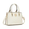 Miss Lulu Women's Handbag, Medium Size, Lychee Pattern Bag, Elegant