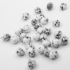 Eiarrnp 30 Pcs Artificial Fake Vegetables Quail Eggs Decor - Faux Lifelike Simulation Plastic Quail Egg for Home House Kitchen Party Decoration - Artificial Vegetable Fake Quail Eggs